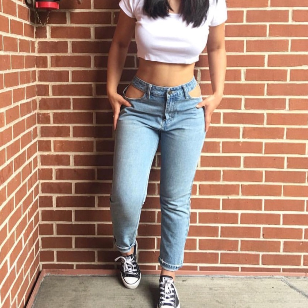 Cut out handmade pockets by me Jeans!💙